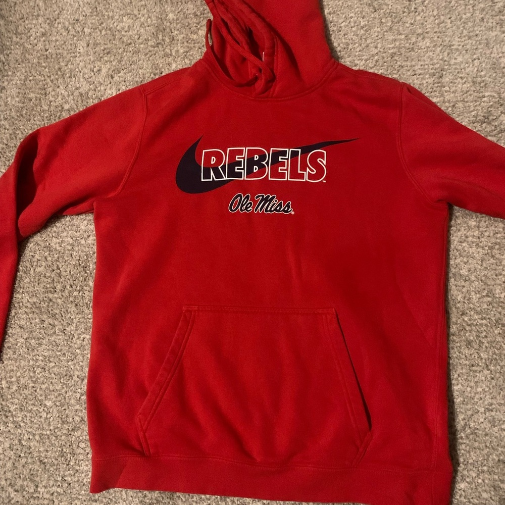Nike Red Rebels Ole Miss Hoodie